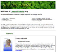 Tablet Screenshot of listen.lifemodel.org